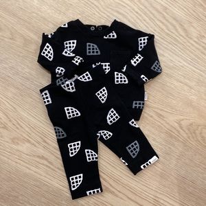 Miles 3 mo old newborn set pants and top from Nordstrom. Worn 1x. EUC.